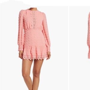 Love By Design Pink Long Sleeve Dress NWT